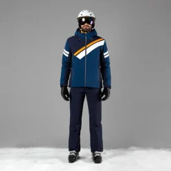 Herren stretch Skihose einfarbig