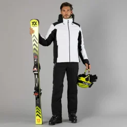 Herren stretch Skihose einfarbig