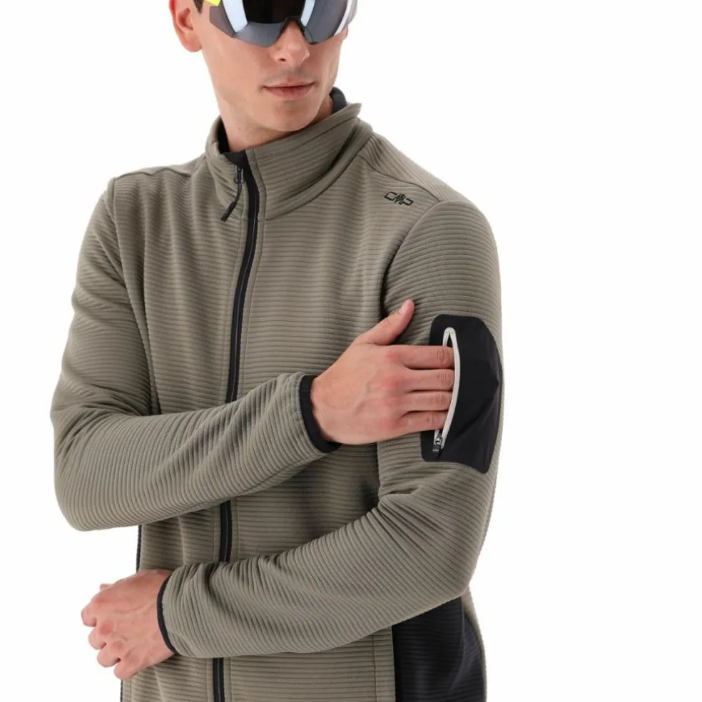 Herren Unlimitech Fleece mit durchgehendem Reißverschluss