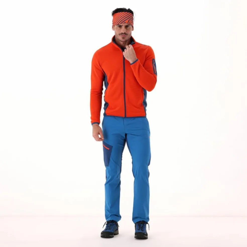 Herren Unlimitech Fleece mit durchgehendem Reißverschluss