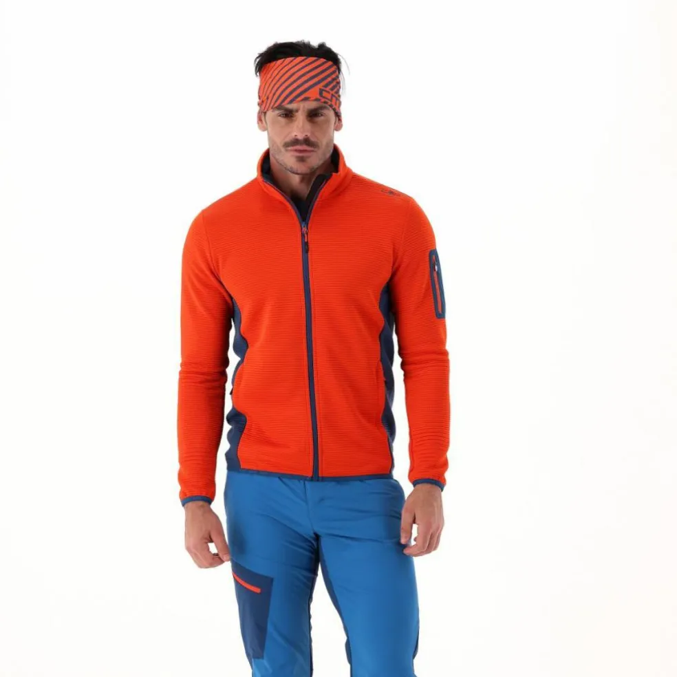 Herren Unlimitech Fleece mit durchgehendem Reißverschluss