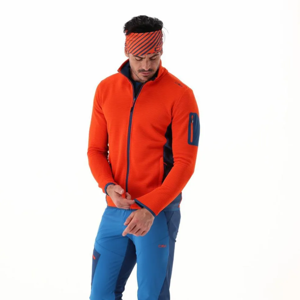 Herren Unlimitech Fleece mit durchgehendem Reißverschluss