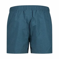 Herren-Badeshorts mit geometrischem Muster