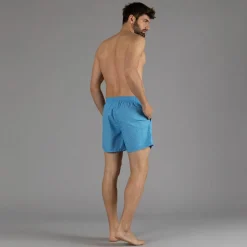 Herren-Badeshorts mit geometrischem Muster