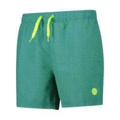 Herren-Badeshorts mit geometrischem Muster