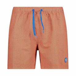 Herren-Badeshorts mit geometrischem Muster
