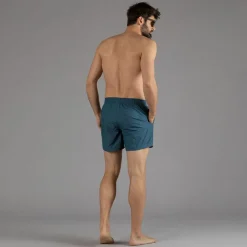 Herren-Badeshorts mit geometrischem Muster