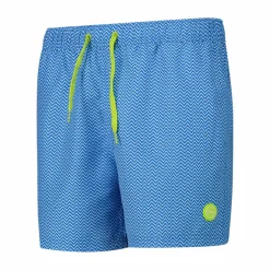 Herren-Badeshorts mit geometrischem Muster
