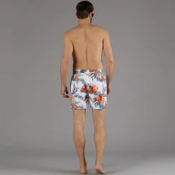 Herren-Boxer-Badeanzug mit tropische Fantasie