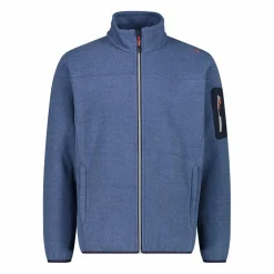 Herren-Fleece Jacquard-Knit-Tech mit Rautenmuster