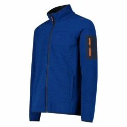 Herren-Fleece Jacquard-Knit-Tech mit Rautenmuster