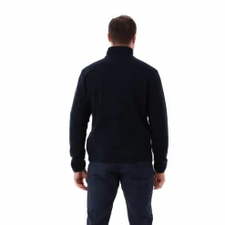 Herren-Fleece Jacquard-Knit-Tech mit Rautenmuster