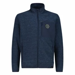 Herren-Fleecejacke aus Knit Tech Melange