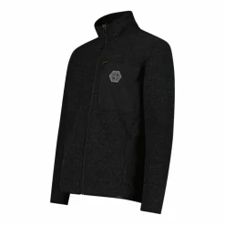 Herren-Fleecejacke aus Knit Tech Melange