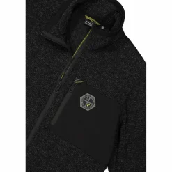 Herren-Fleecejacke aus Knit Tech Melange