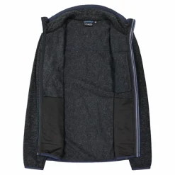 Herren-Fleecejacke aus Knit Tech Melange