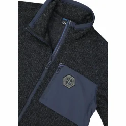 Herren-Fleecejacke aus Knit Tech Melange