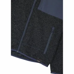 Herren-Fleecejacke aus Knit Tech Melange