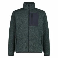 Herren-Fleecejacke mit Reißverschluss aus Knit Tech