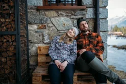 Herren-Fleece-Langarmshirt