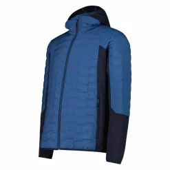 Herren-Hybridjacke Unlimitech wattiert mit PrimaLoft® Black ThermoPlume mit Kapuze