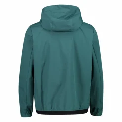 Herrenjacke mit fest angebrachter Kapuze