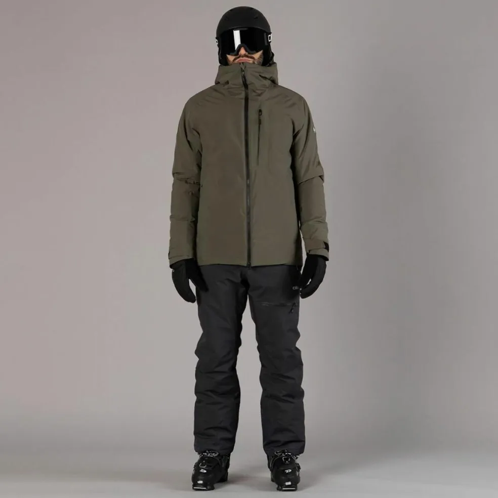 Herrenjacke mit lockerer Passform aus Mechanical Stretch für Ski und Snowboard