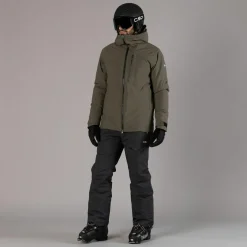 Herrenjacke mit lockerer Passform aus Mechanical Stretch für Ski und Snowboard
