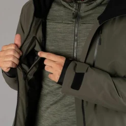 Herrenjacke mit lockerer Passform aus Mechanical Stretch für Ski und Snowboard