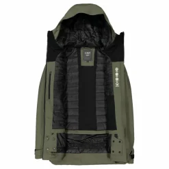 Herrenjacke mit lockerer Passform aus Mechanical Stretch für Ski und Snowboard