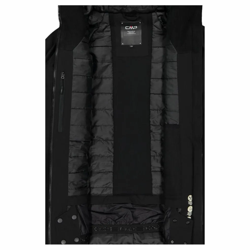 Herrenjacke mit lockerer Passform aus Mechanical Stretch für Ski und Snowboard