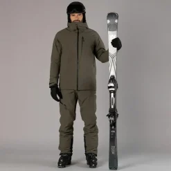 Herrenjacke mit lockerer Passform aus Mechanical Stretch für Ski und Snowboard