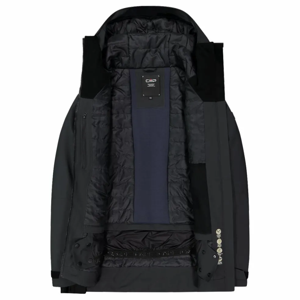 Herrenjacke mit lockerer Passform aus Mechanical Stretch für Ski und Snowboard