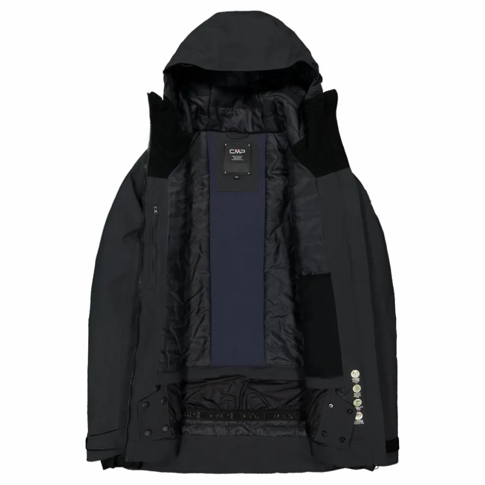 Herrenjacke mit lockerer Passform aus Mechanical Stretch für Ski und Snowboard