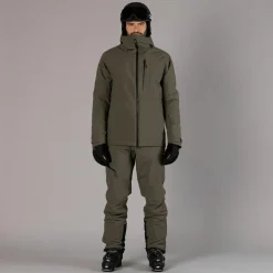 Herrenjacke mit lockerer Passform aus Mechanical Stretch für Ski und Snowboard