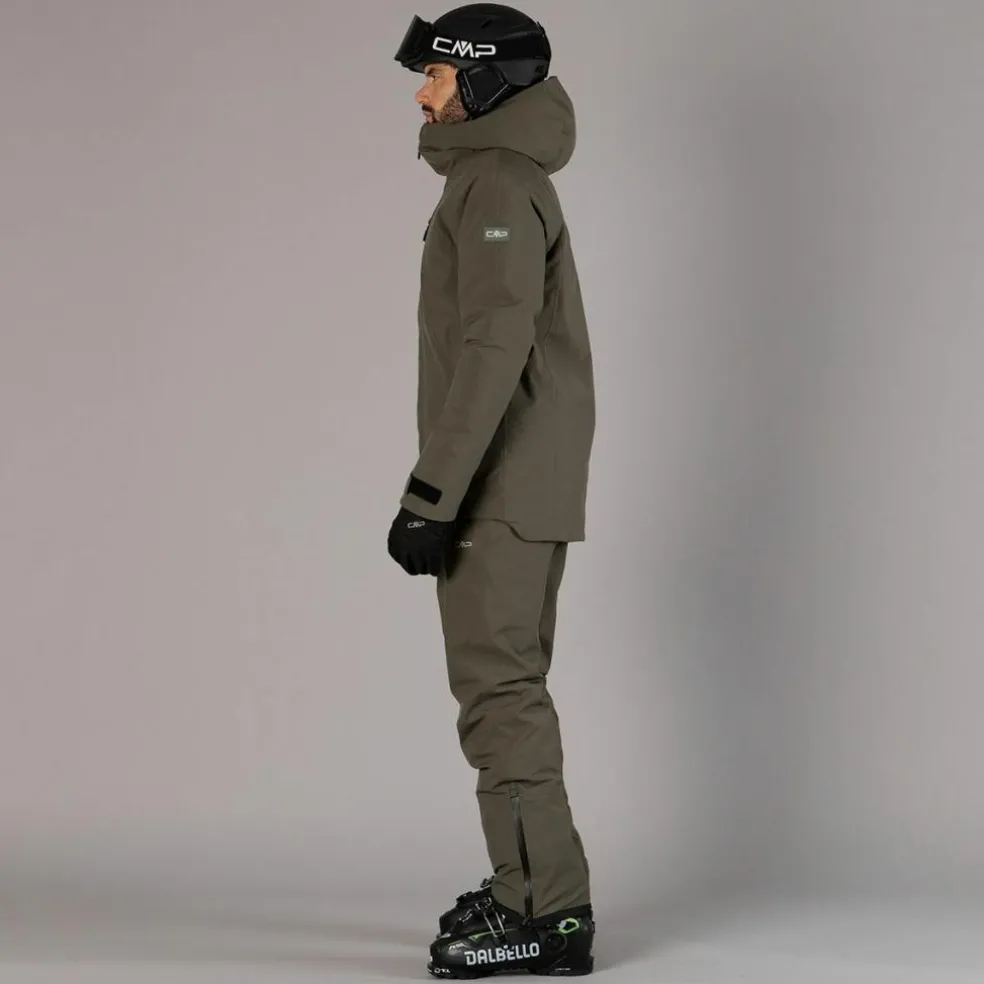 Herrenjacke mit lockerer Passform aus Mechanical Stretch für Ski und Snowboard