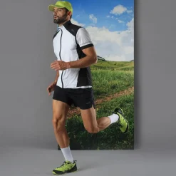 Herren-Lauf-Baseballmütze mit Mesh-Einsatz