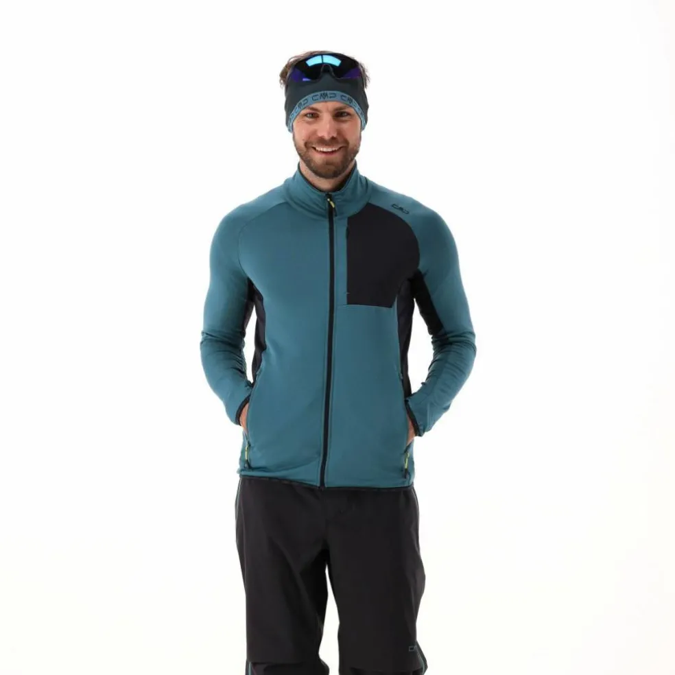 Herren-Merino-Fleecejacke Unlimitech mit Reißverschluss