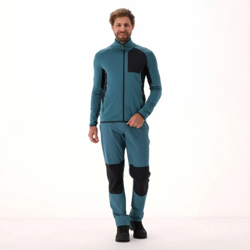 Herren-Merino-Fleecejacke Unlimitech mit Reißverschluss