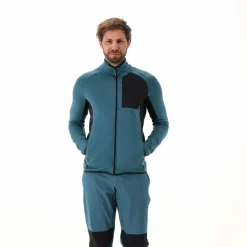 Herren-Merino-Fleecejacke Unlimitech mit Reißverschluss
