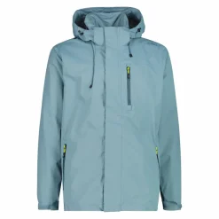 Herren-Regenjacke mit abnehmbarer Kapuze