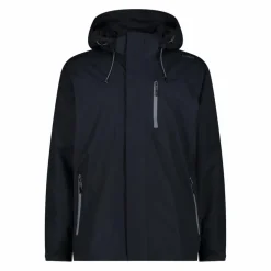 Herren-Regenjacke mit abnehmbarer Kapuze
