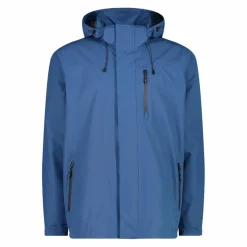 Herren-Regenjacke mit abnehmbarer Kapuze