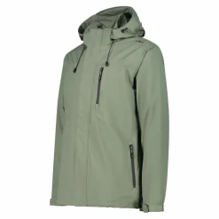 Herren-Regenjacke mit abnehmbarer Kapuze