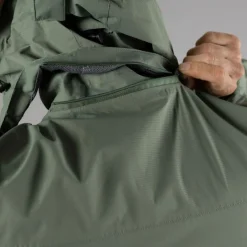 Herren-Regenjacke mit abnehmbarer Kapuze