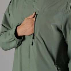 Herren-Regenjacke mit abnehmbarer Kapuze
