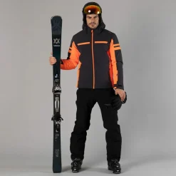 Herren-Skihose mit Trägern aus Softshell