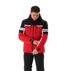 Herren-Skijacke aus elastischem Twill