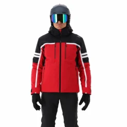 Herren-Skijacke aus elastischem Twill