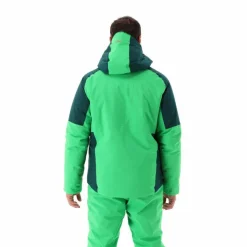 Herren-Skijacke aus Twill mit Kapuze